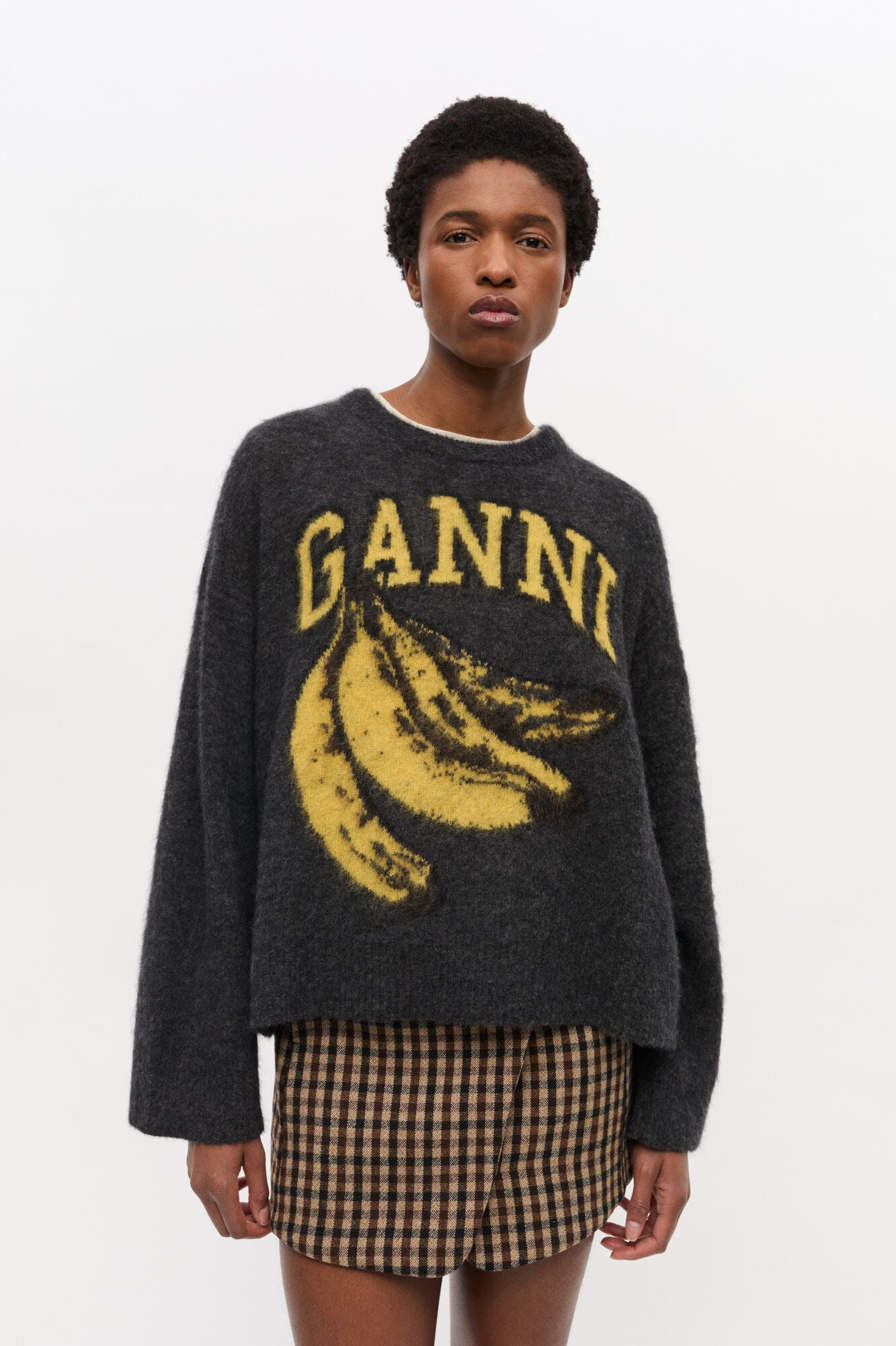 Ganni - Strik - Phantom - Banana Graphic