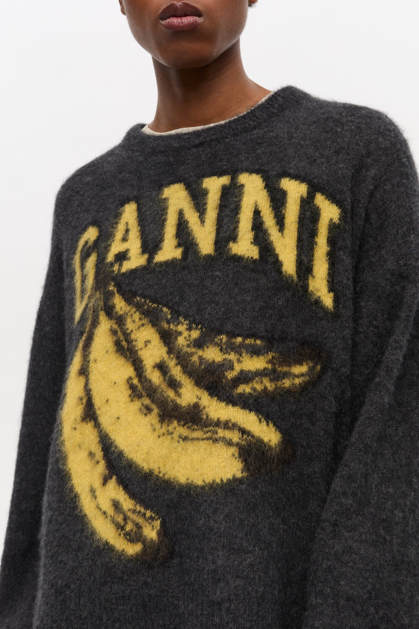 Ganni - Strik - Phantom - Banana Graphic