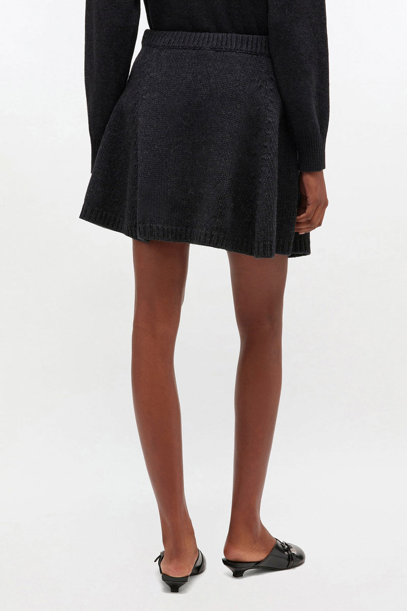 Ganni - Nederdel - Phanthom - Chunky Wool Skirt - K2582