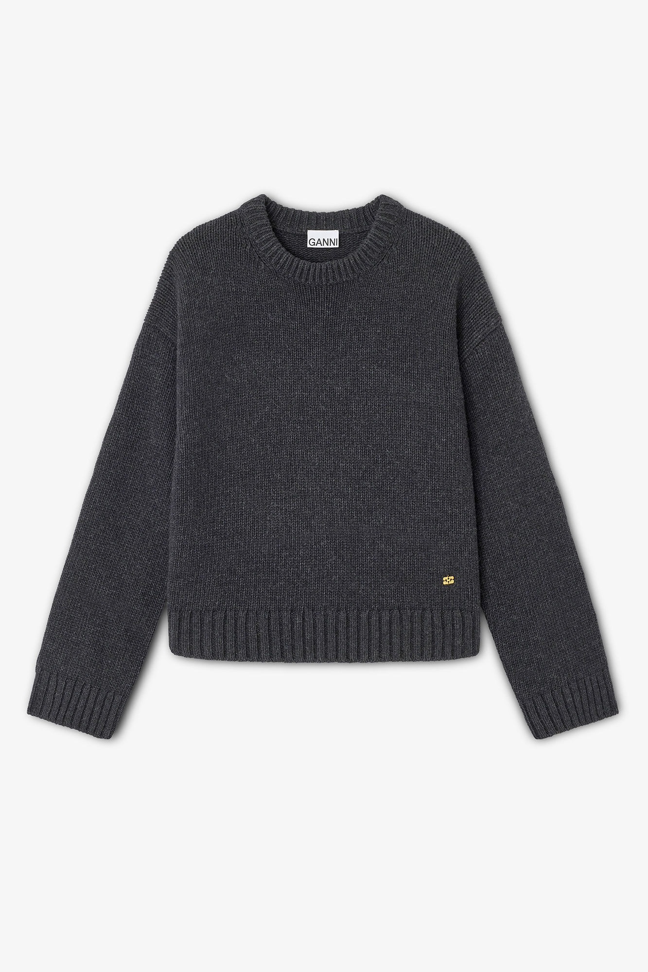 Ganni - Strik - Phantom - Chunky Wool Mix - K2610