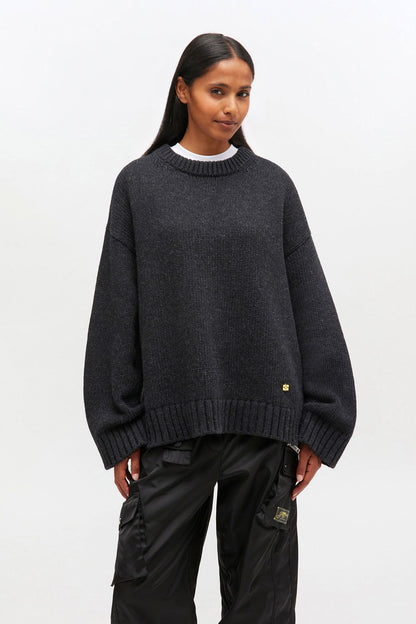 Ganni - Strik - Phantom - Chunky Wool Mix - K2610