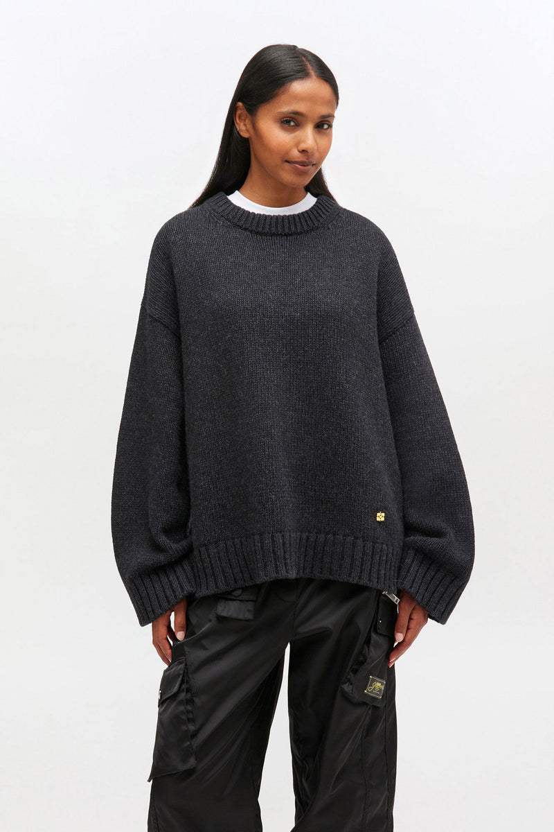 Ganni - Strik - Phantom - Chunky Wool Mix - K2610