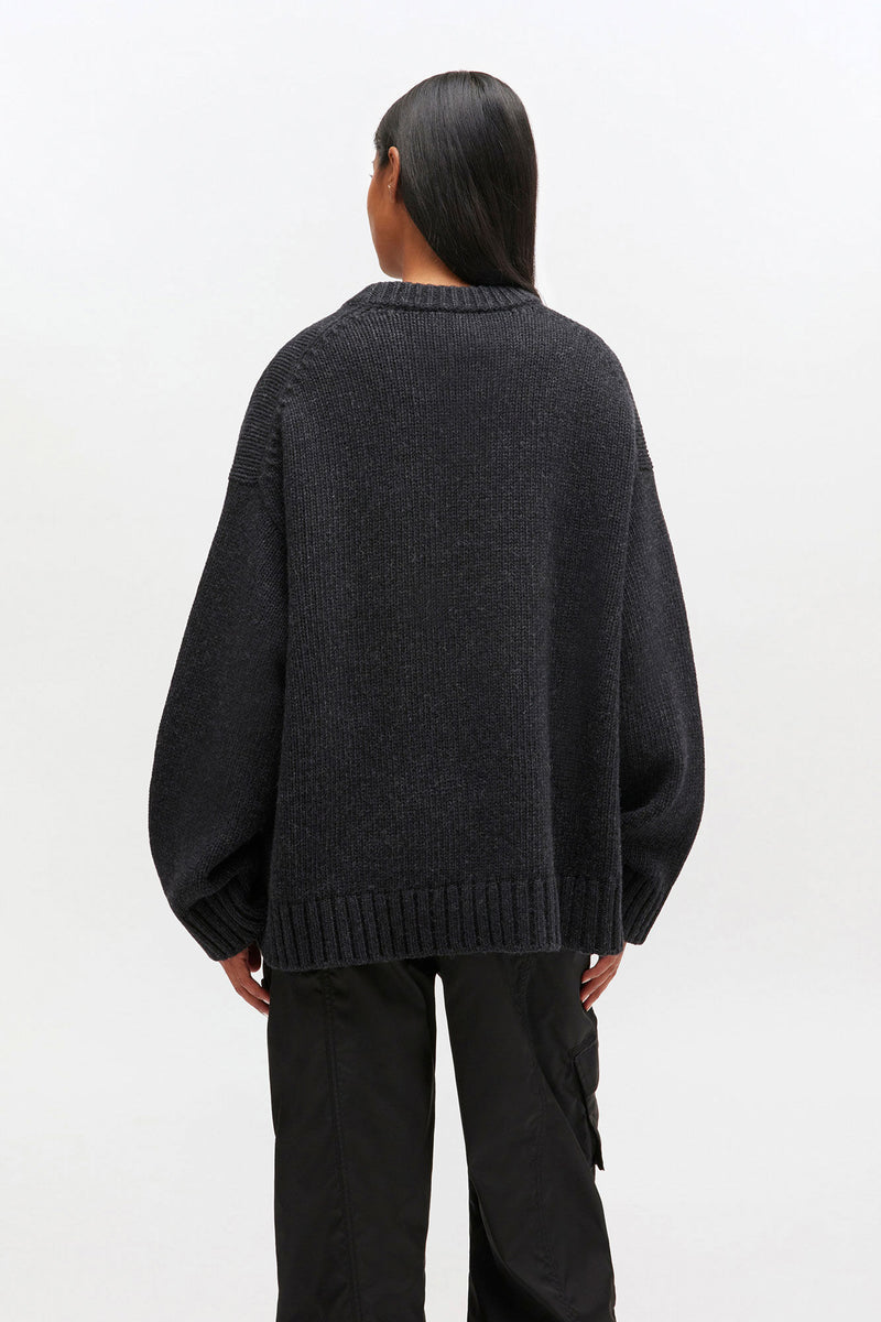 Ganni - Strik - Phantom - Chunky Wool Mix - K2610