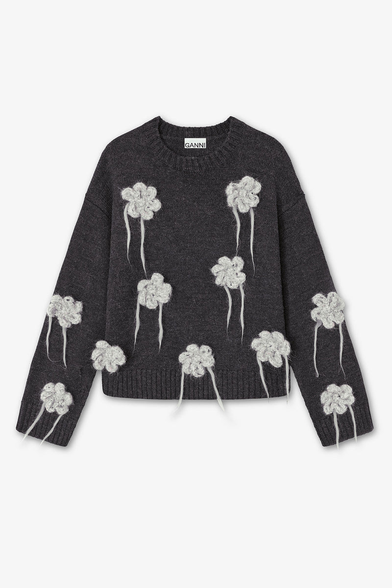 Ganni - Strik - Phantom - Flower Crochet - K2624