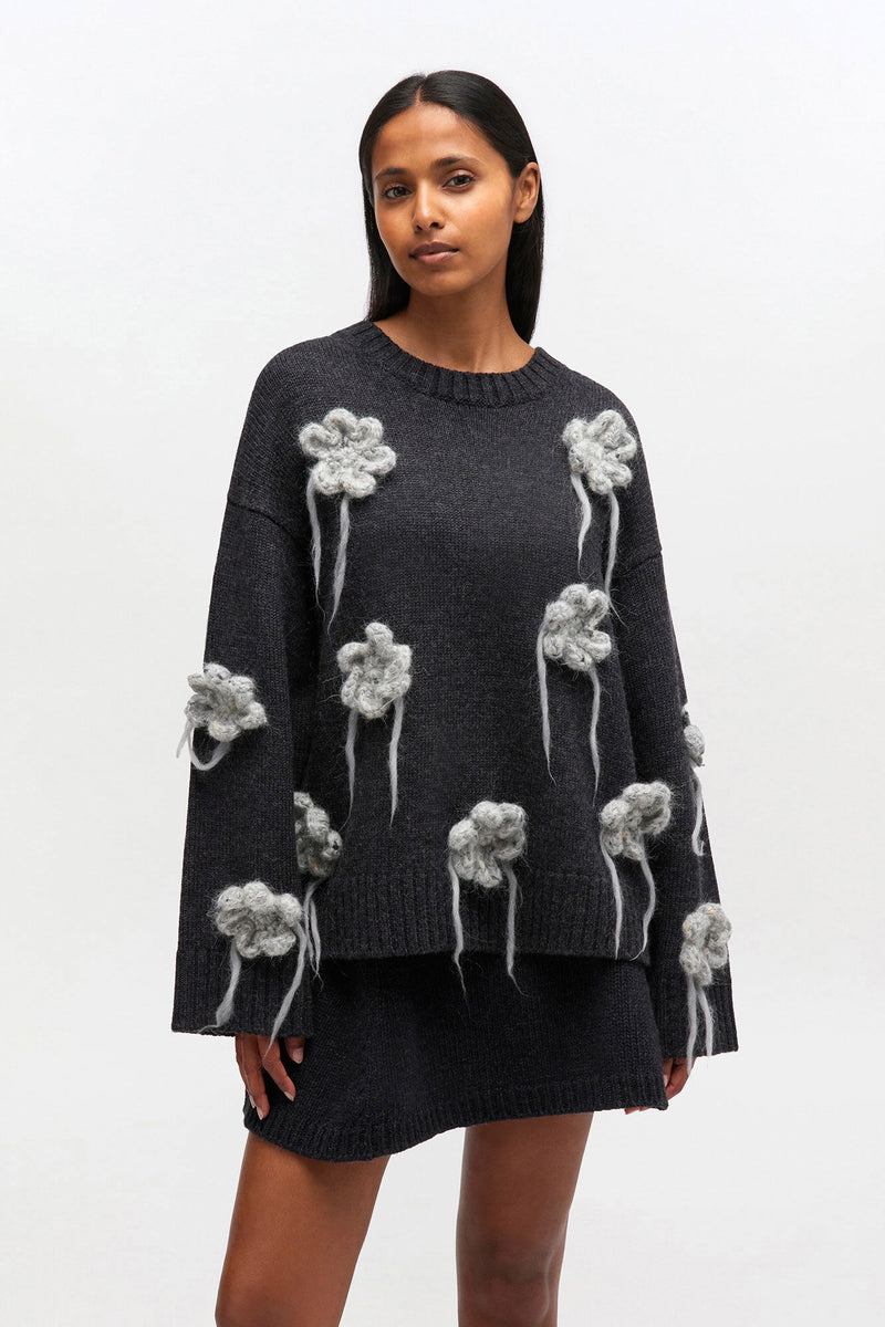 Ganni - Strik - Phantom - Flower Crochet - K2624