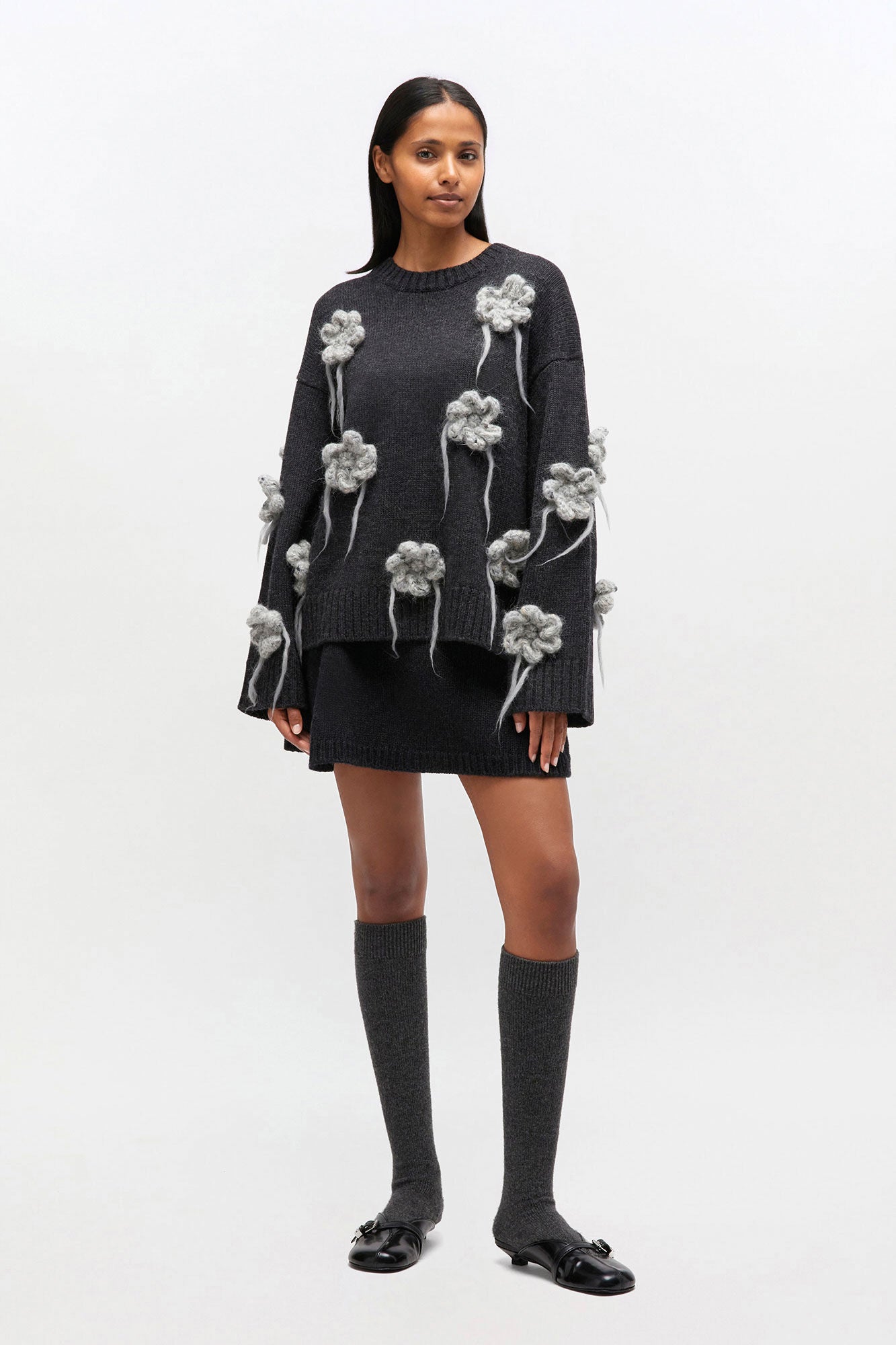 Ganni - Strik - Phantom - Flower Crochet - K2624