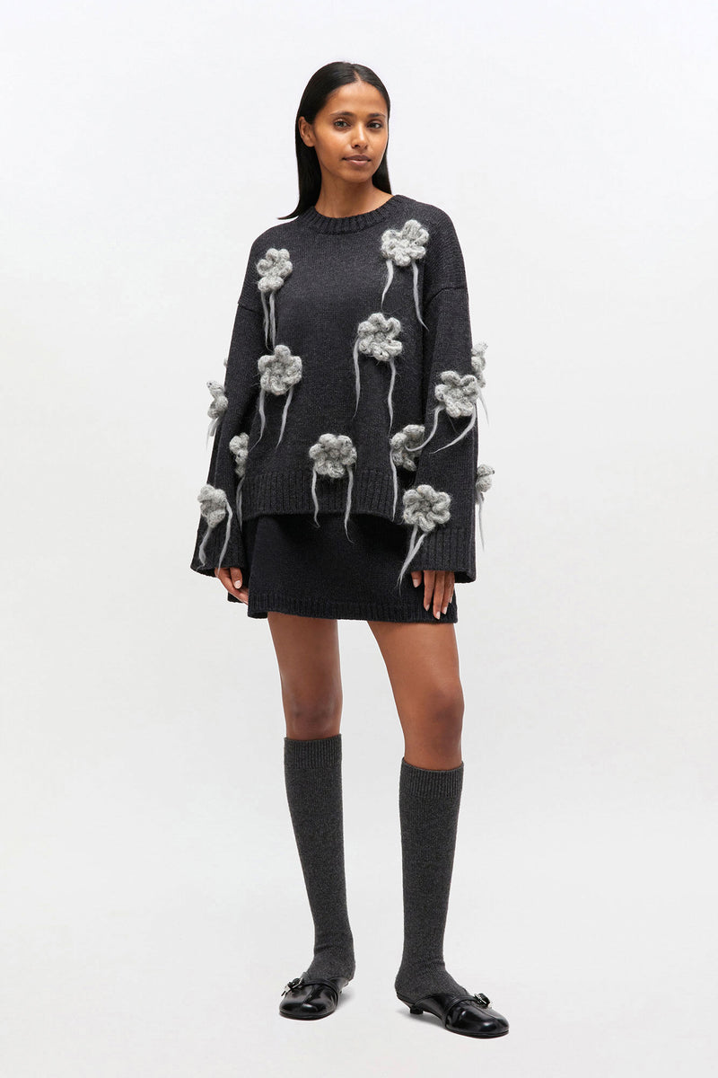 Ganni - Strik - Phantom - Flower Crochet - K2624
