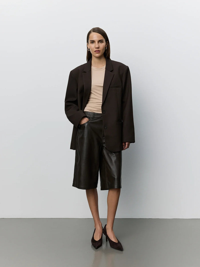 Sofie Schnoor - Blazer - Dark brown - Kaisw, billede 2