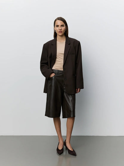 Sofie Schnoor - Blazer - Dark brown - Kaisw, billede 3