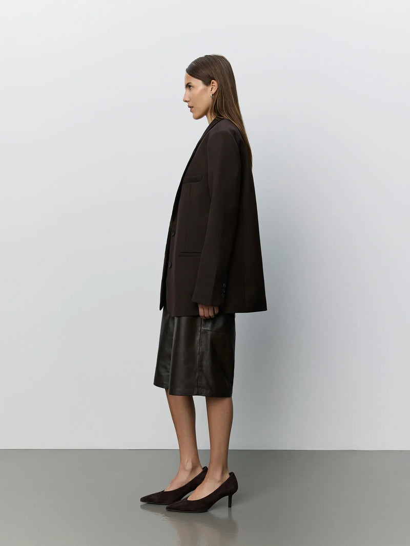 Sofie Schnoor - Blazer - Dark brown - Kaisw, billede 4