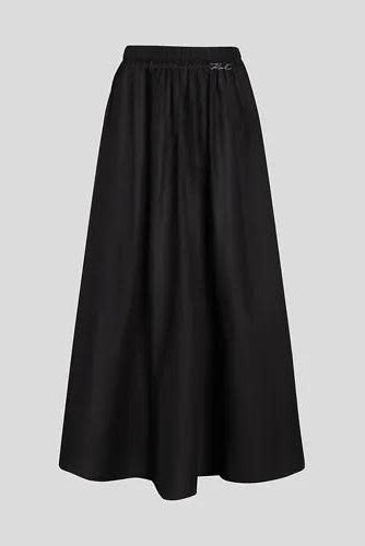 Karl Lagerfeld - Nederdel - Sort - DNA Long Skirt