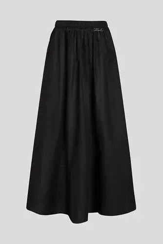 Karl Lagerfeld - Nederdel - Sort - DNA Long Skirt
