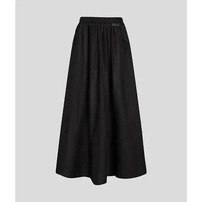 Karl Lagerfeld - Nederdel - Sort - DNA Long Skirt