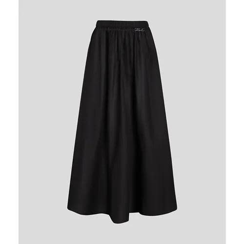Karl Lagerfeld - Nederdel - Sort - DNA Long Skirt