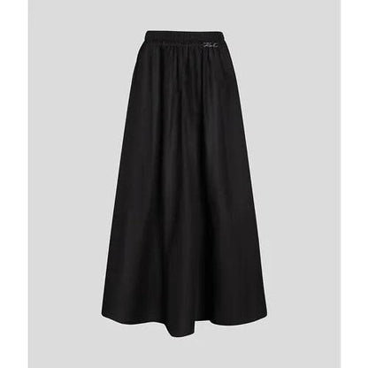Karl Lagerfeld - Nederdel - Sort - DNA Long Skirt
