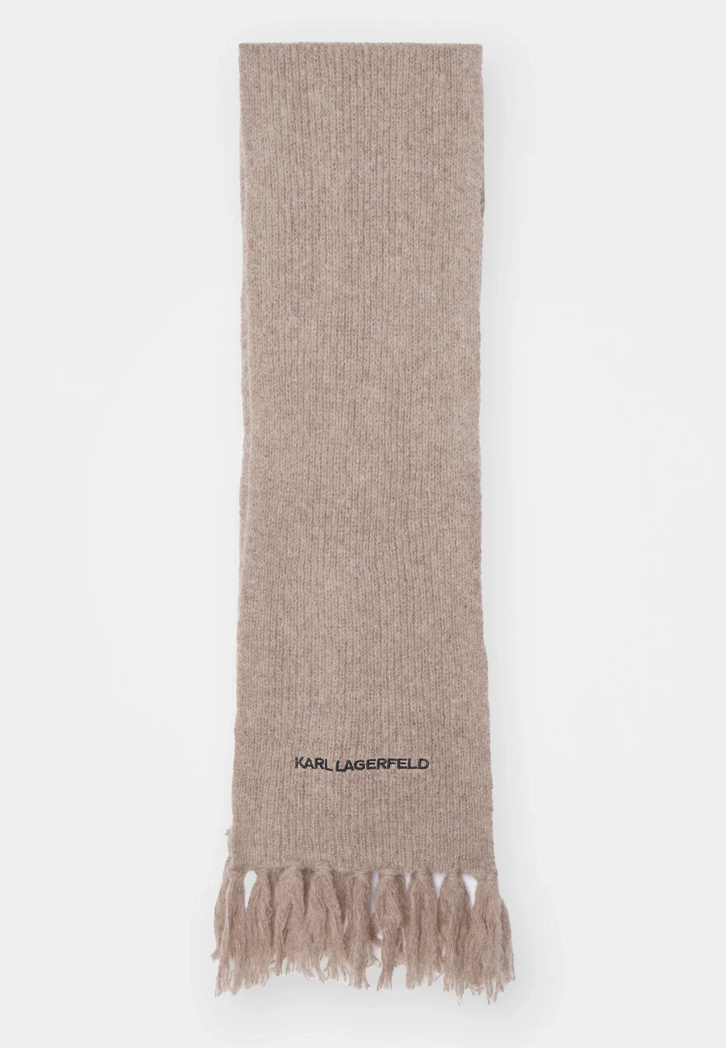 Karl lagerfeld - Halstørklæde - Sand - ESSENTIAL KNIT SCARF