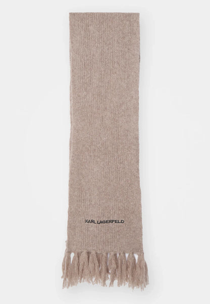 Karl lagerfeld - Halstørklæde - Sand - ESSENTIAL KNIT SCARF