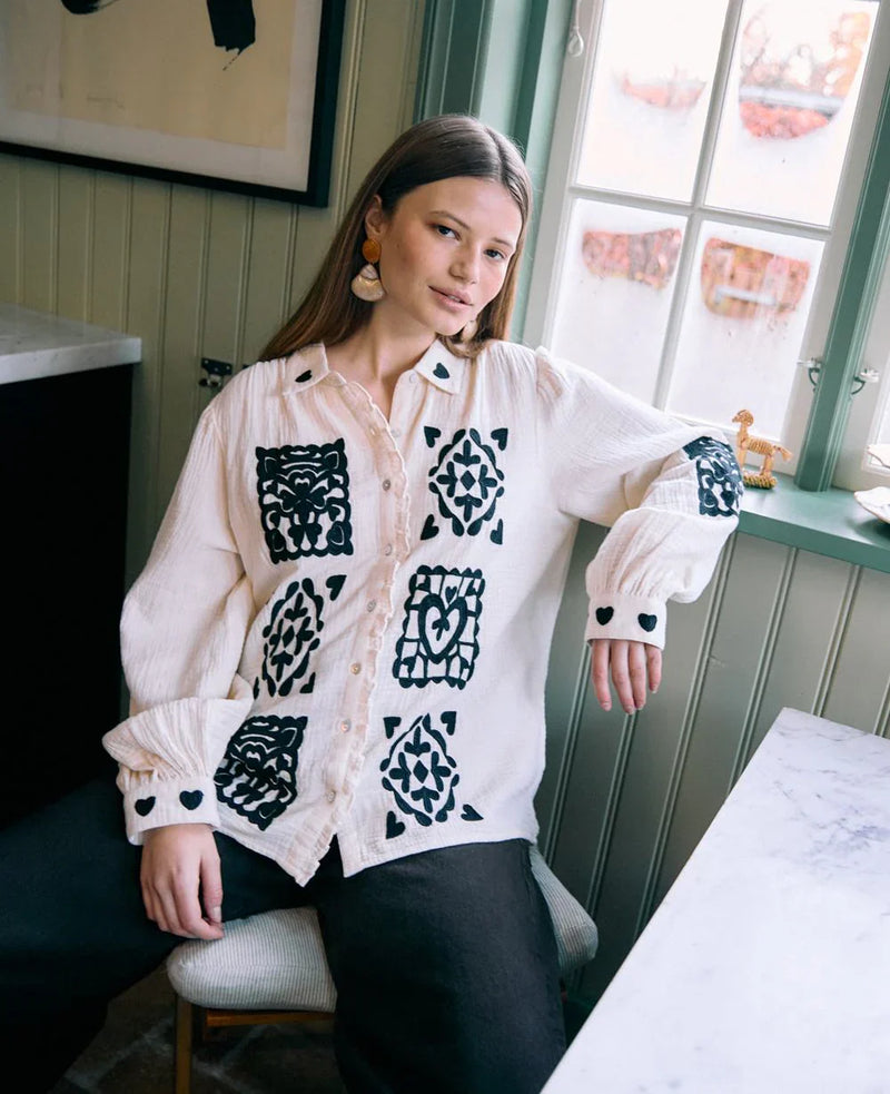 Sissel Edelbo - Skjorte - Off White - Kaiser