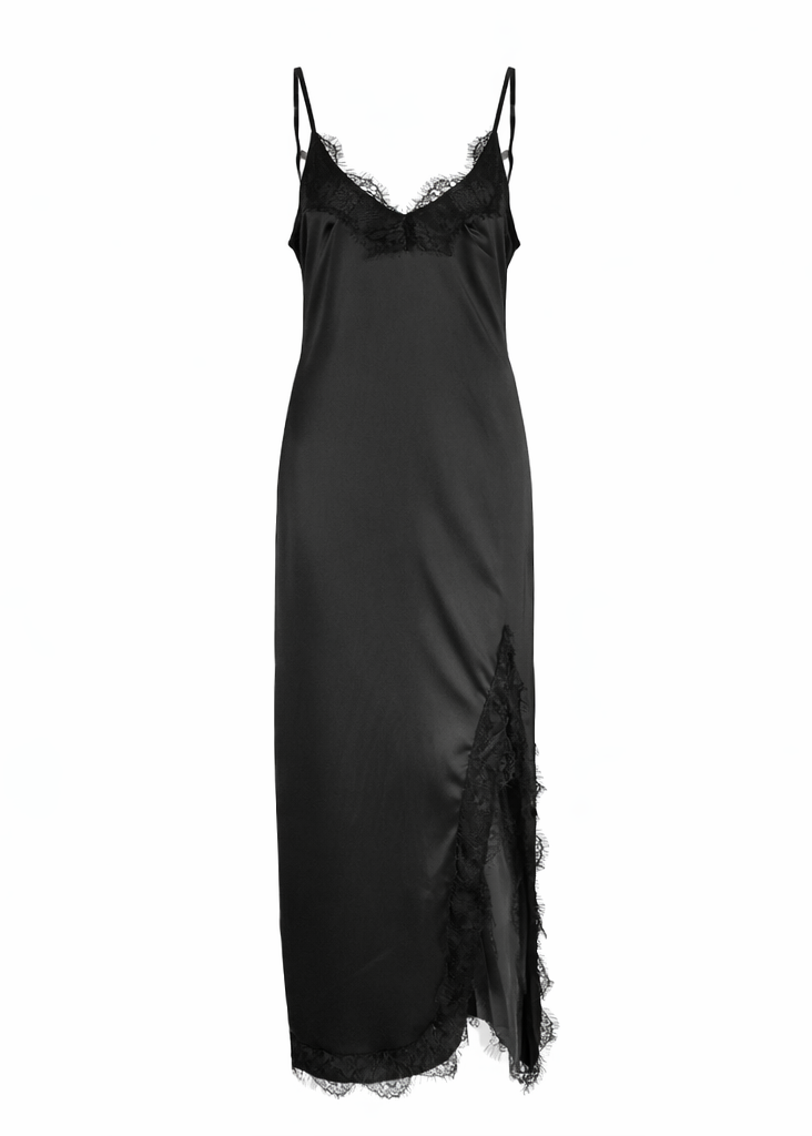 The Collection - Satinkjole - Sort - Klara