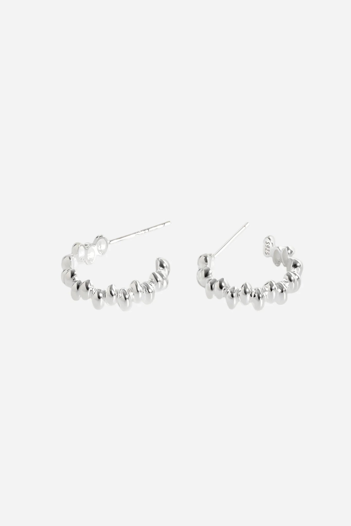 Andcopenhagen Jewelry - Øreringe hoops - 925 sterlingsølv - Luna