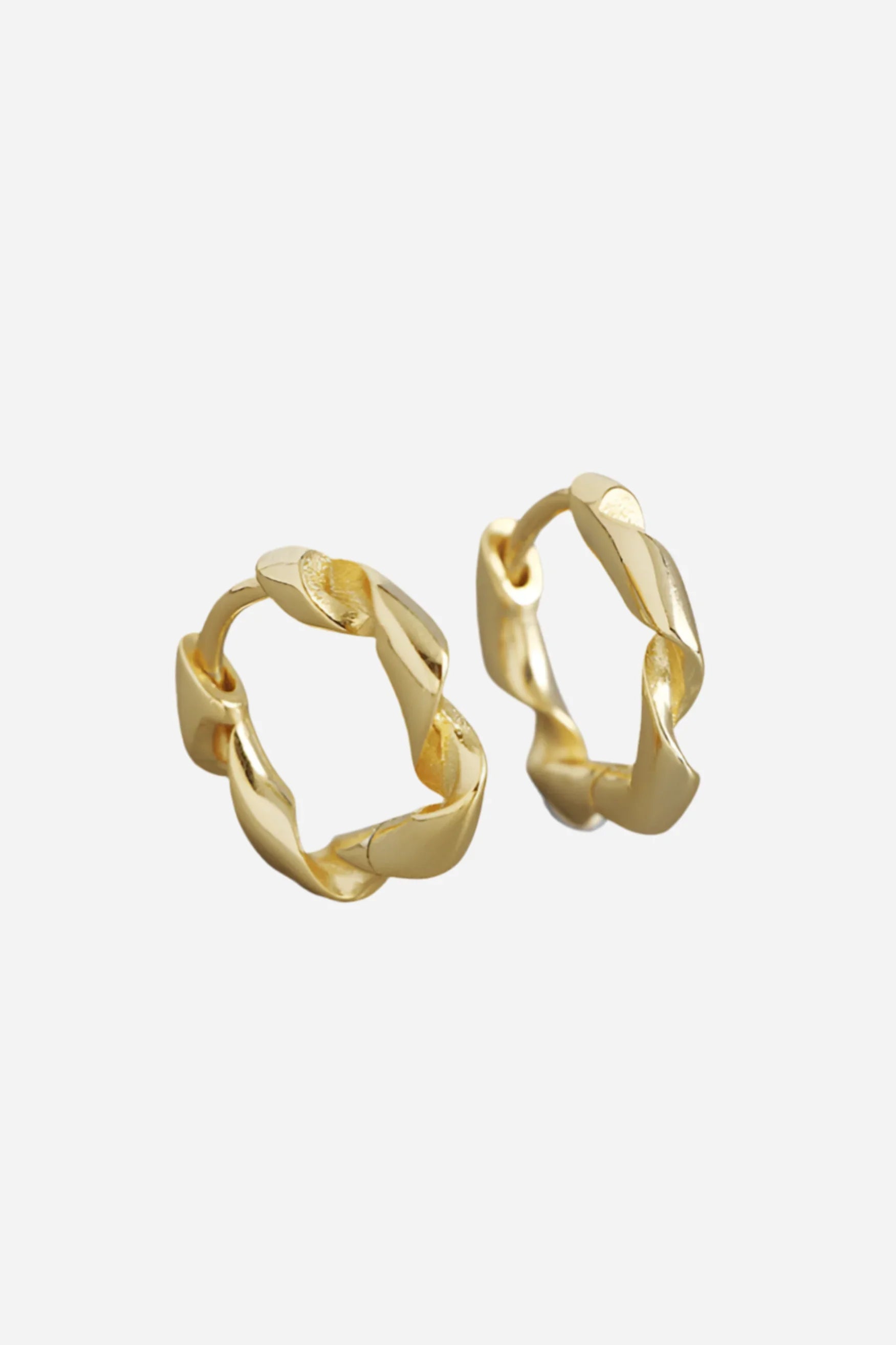 Andcopenhagen Jewelry - Øreringe hoops - 18 karat Guldbelagt 925 sterlingsølv - Ditte