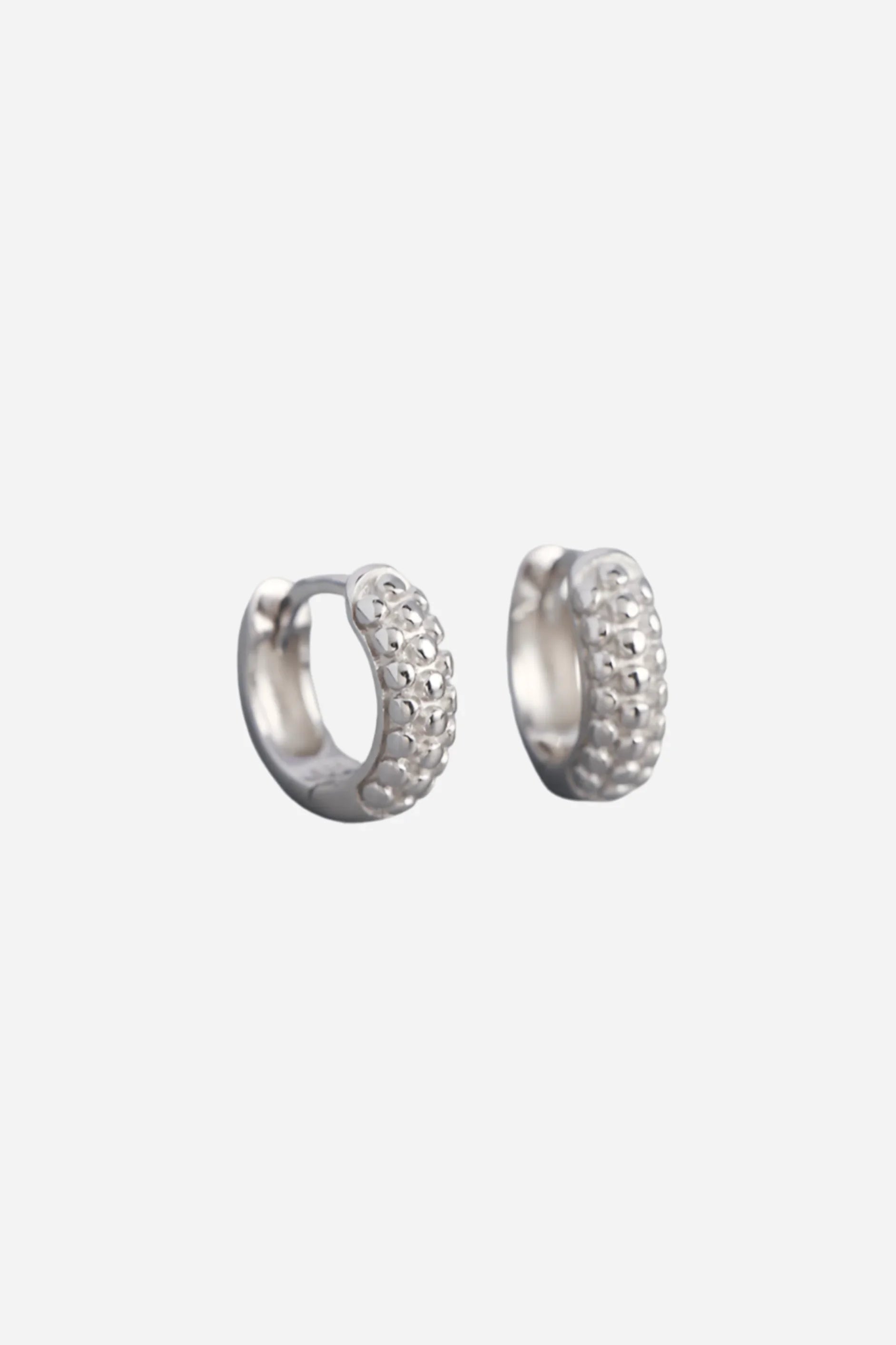Andcopenhagen Jewelry - Øreringe hoops - 925 sterlingsølv - Chunky Dottie