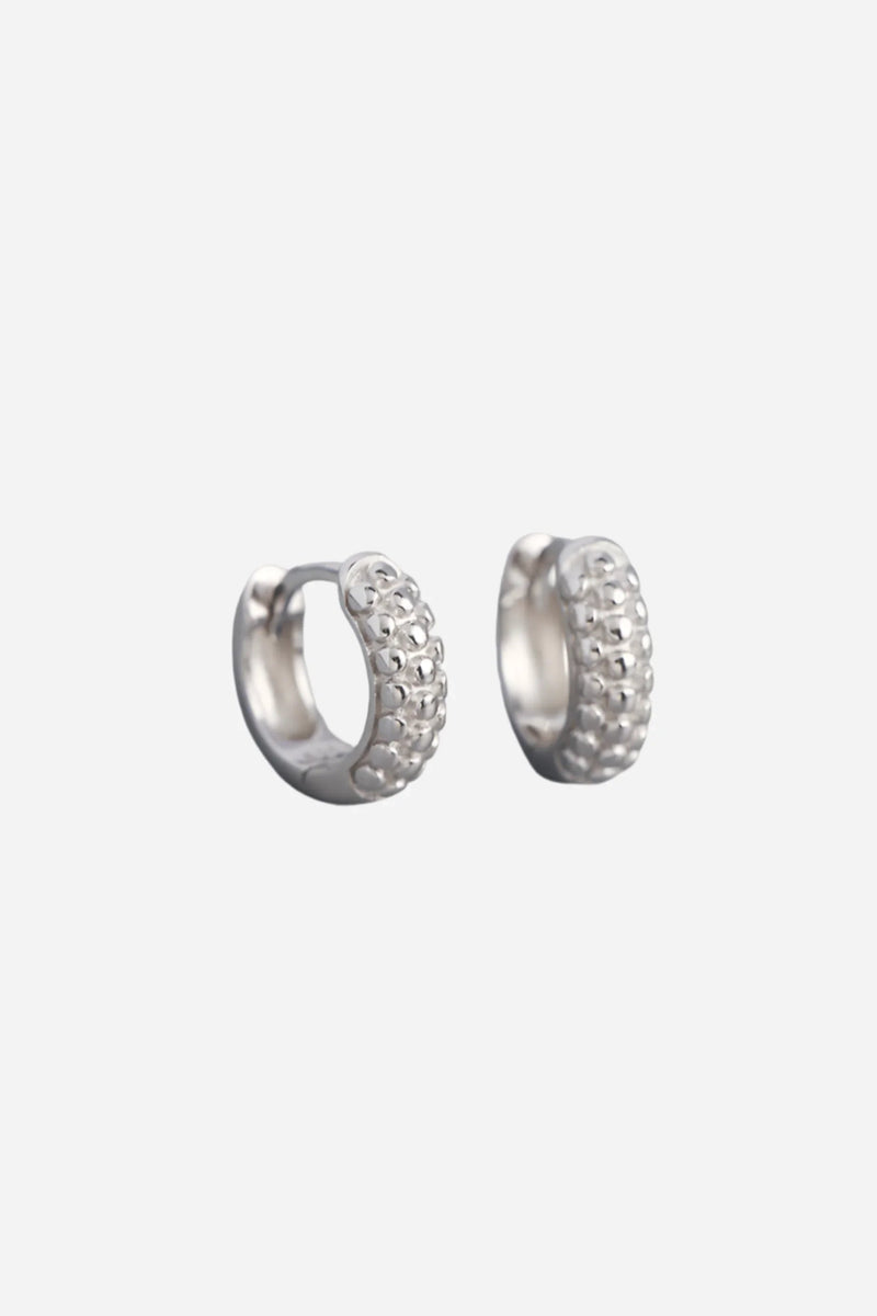 Andcopenhagen Jewelry - Øreringe hoops - 925 sterlingsølv - Chunky Dottie