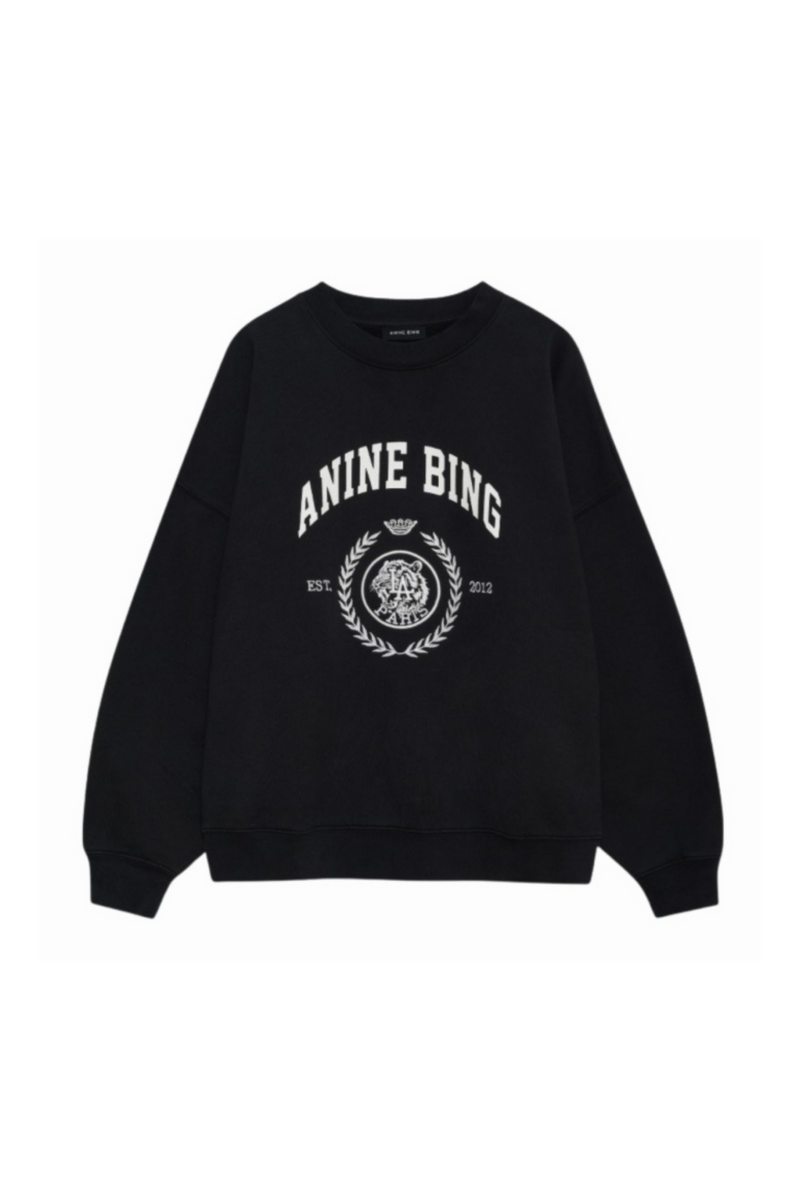 Anine Bing - Sweatshirt - Vintage Black - Miles Collegiate