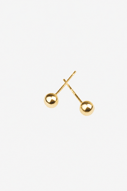 Andcopenhagen Jewelry - Øreringe studs - 18 karat guldbelagt 925 sterlingsølv - Lille rock