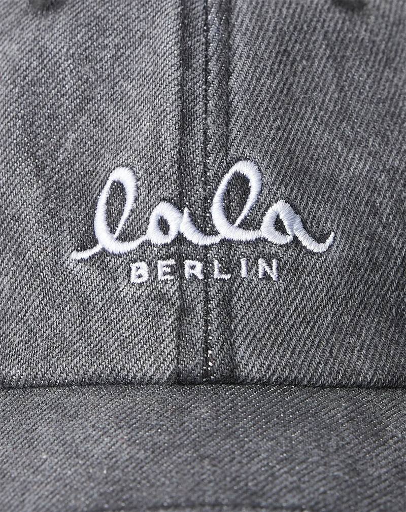 Lala Berlin - Cap - Denim washed black - Carlo - Stilkompagniet.dk