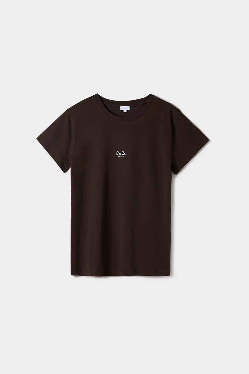 Lala Berlin - T-shirt- Brown - Lala T-shirt 1