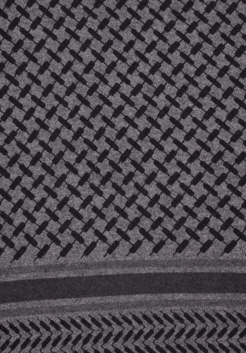 Lala Berlin - Cashmere tørklæde - Lubecca Dark Grey Melange - Trinity Classic M