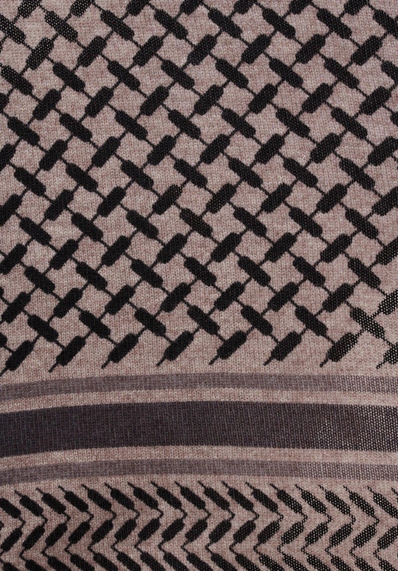 Lala Berlin - Cashmere tørklæde - Stradivari Dark Brown melange - Trinity Classic M
