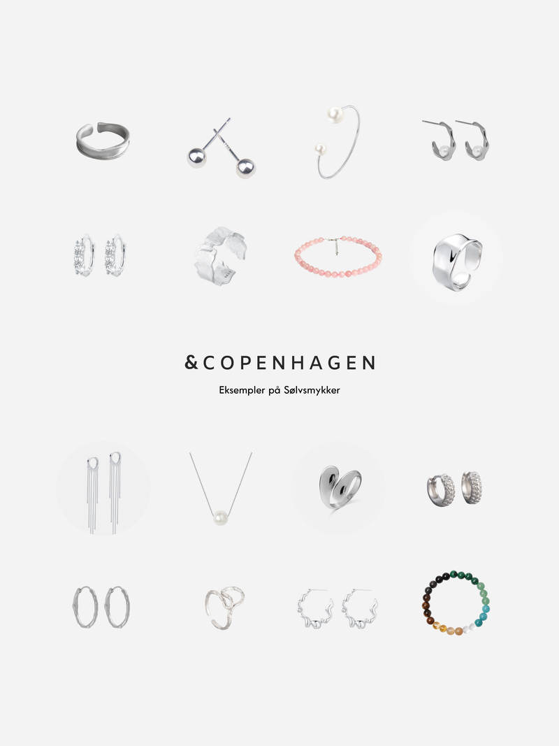 Andcopenhagen - Luksus Adventskalender - 4 Smykker + 4 accessories