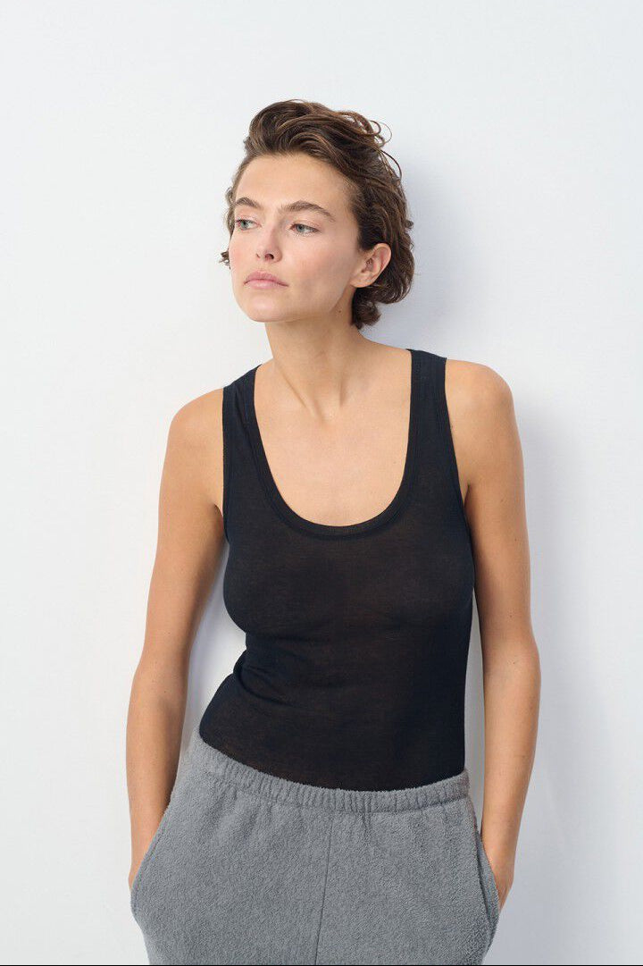 American Vintage - Tank top - Black - Massachusetts