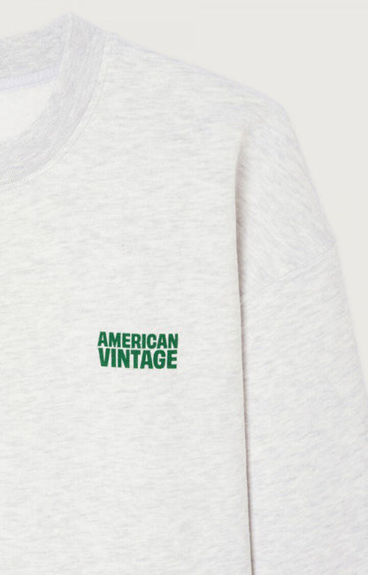 American Vintage - Sweatshirt - Heather Grey - Baptown