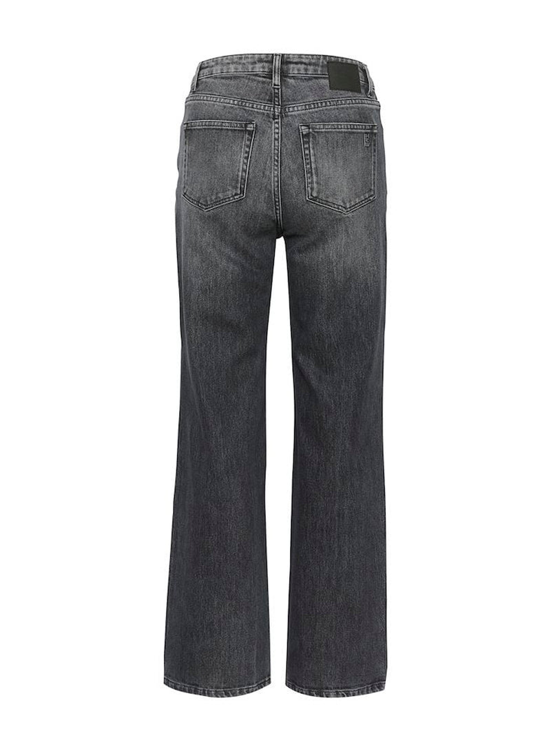 My Essential Wardrobe 35 The Louis High Wide Y Dark Grey Retro Wash