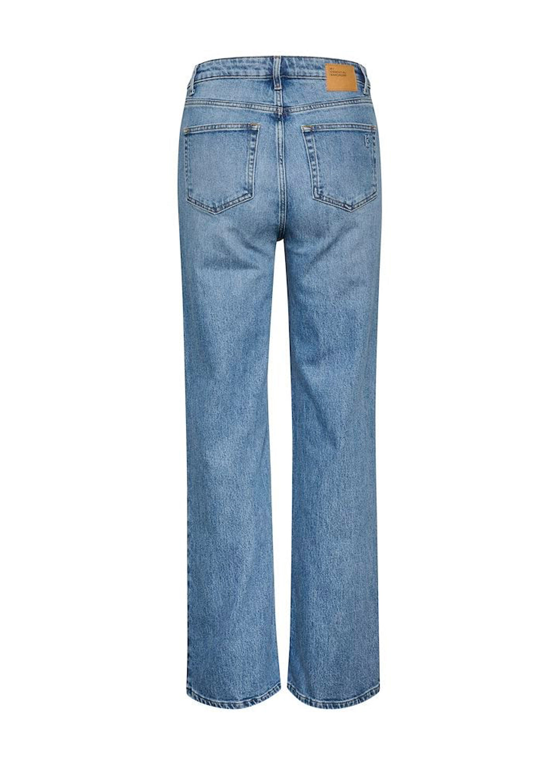 My Essential Wardrobe 35 The Louis High Wide Y Medium Blue Retro Wash