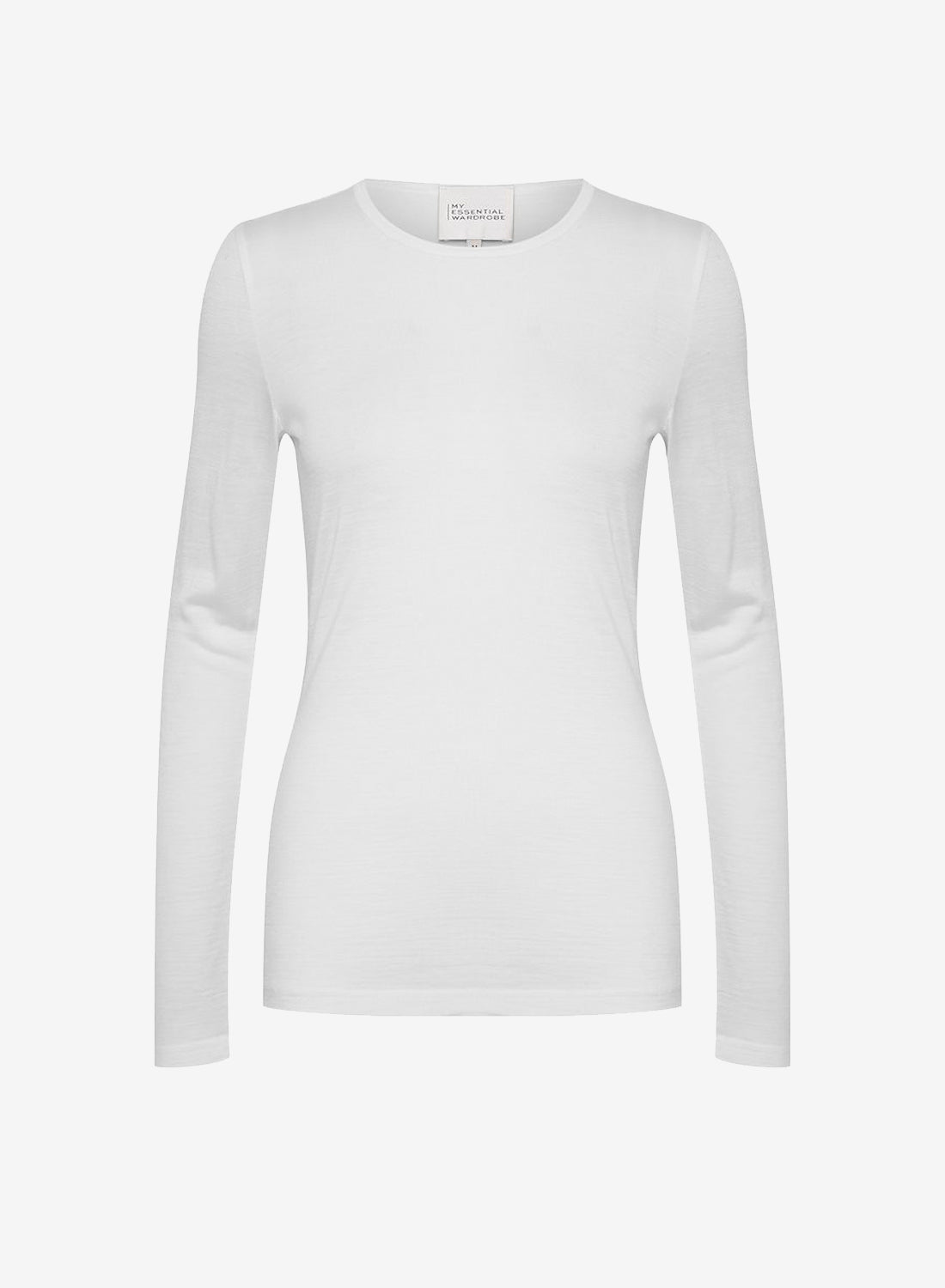 My Essential Wardrobe The Oneck Long Sleeve Off White