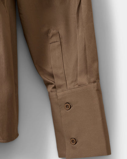 Sofie Schnoor - Skjorte - Middle Brown - Mikrasw Fitted