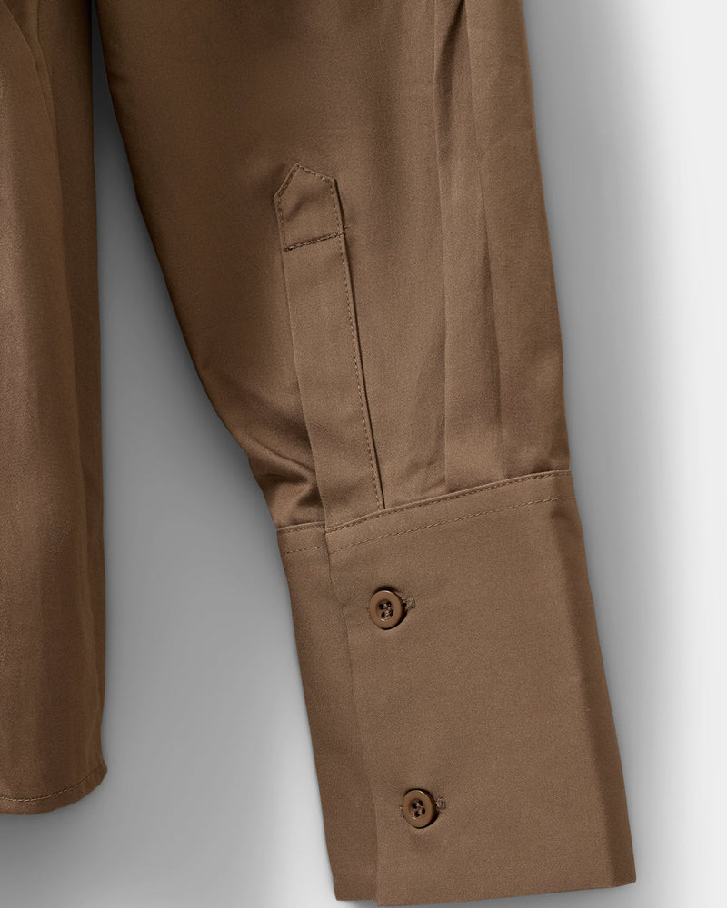 Sofie Schnoor - Skjorte - Middle Brown - Mikrasw Fitted