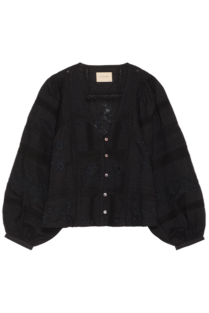 Sissel Edelbo - Skjorte - Almost Black - Mabel