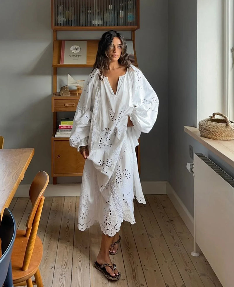 Sissel Edelbo - Kjole - Ecru - Mila Dress