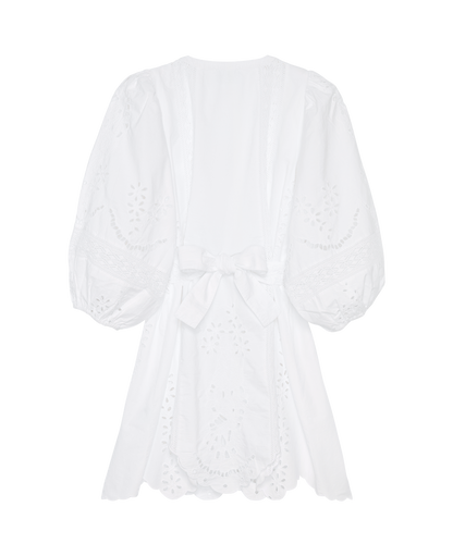 Sissel Edelbo - Kort Kjole - Ecru - Mila Short Dress