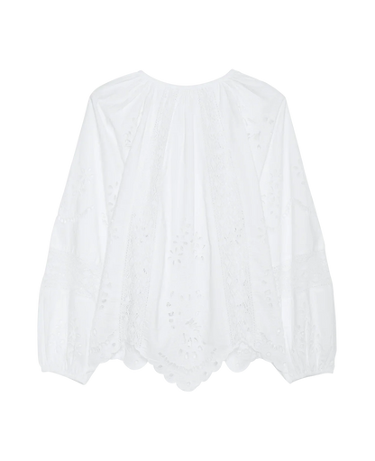 Sissel Edelbo - Top - Hvid - Mila