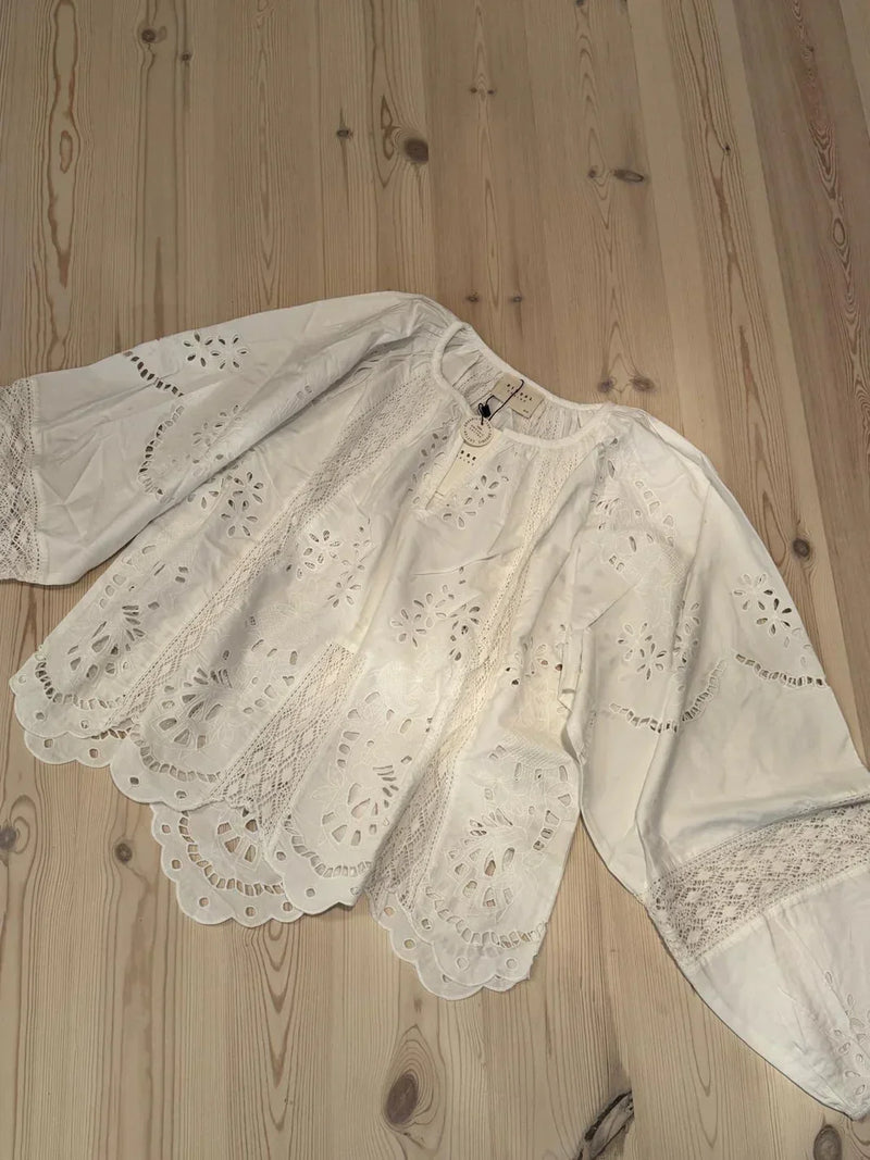 Sissel Edelbo - Top - Hvid - Mila