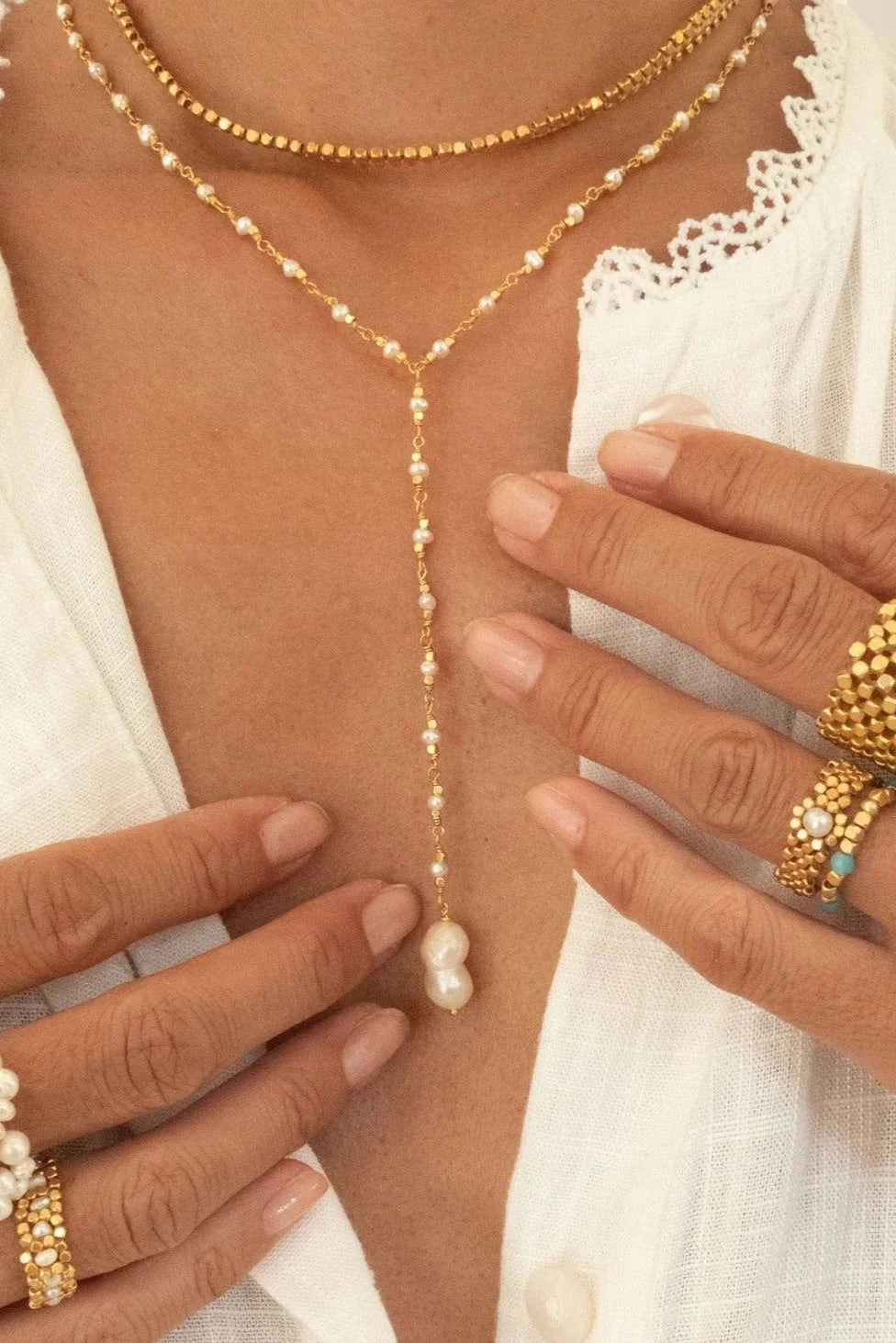 IBU Jewels - Halskæde - Pearl - Dreamy