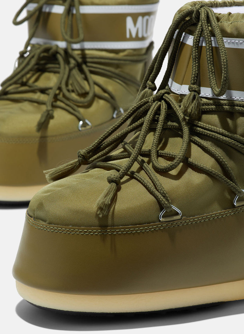 Moon Boot Icon Low Nylon Khaki