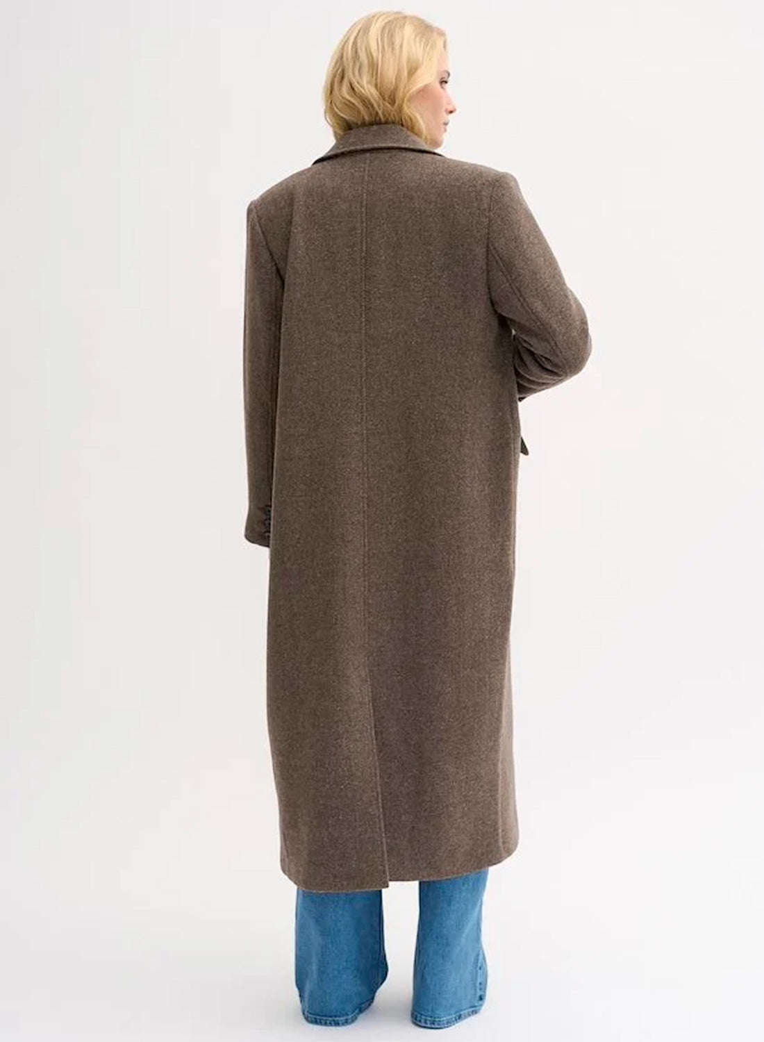 My Essential Wardrobe FrannieMW Coat Seal Brown Melange