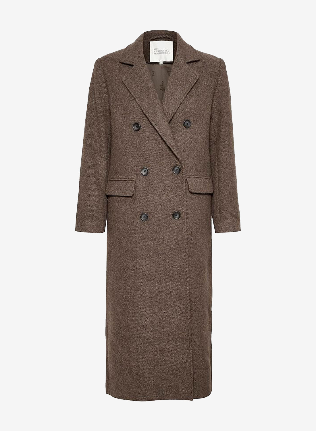 My Essential Wardrobe FrannieMW Coat Seal Brown Melange